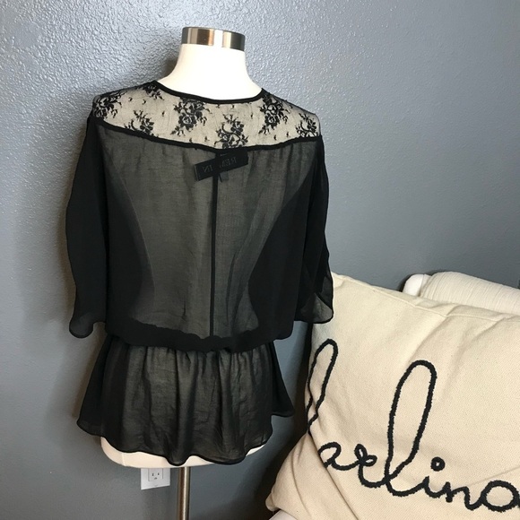 Remain black sheer top size small - Picture 3 of 5